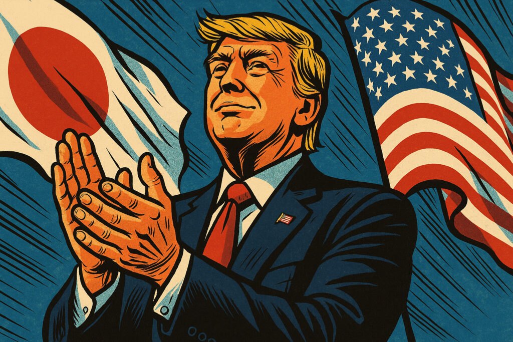 高市総理大臣を祝福するトランプ大統領