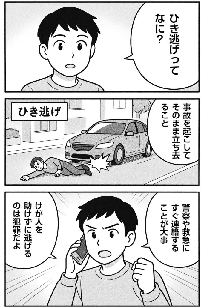 ひき逃げとは?